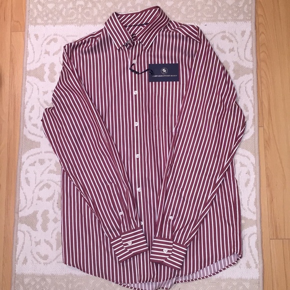 NEW HART SCHAFFNER MARX Striped Button Down-Size M - Picture 3 of 5